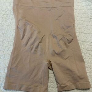 Motherhood Maternity Seamless Shapewear Shorts in Beige